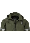 Veste de pluie Essential Army Green Original unisexe d’Agu 5