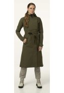 Imperméable long femme Urban Outdoor vert kaki d'Agu 2