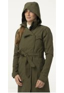 Imperméable long femme Urban Outdoor vert kaki d'Agu 3