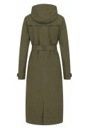 Imperméable long femme Urban Outdoor vert kaki d'Agu 6