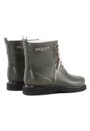 Botte basse en caoutchouc vert foncé à lacets Ilse Jacobsen 4