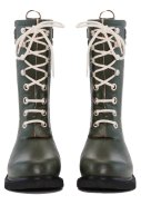 Bottine mi-haute army à lacets d'Ilse Jacobsen 3
