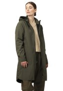 Manteau imperméable Softshell A-ligne Army par Ilse Jacobsen 2