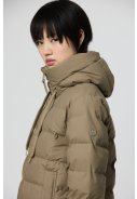 Veste de pluie puffer femme beige (Brindle) Frost de Tantä 3