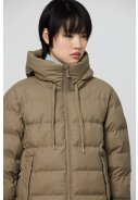 Veste de pluie puffer femme beige (Brindle) Frost de Tantä 4