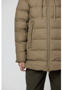 Veste de pluie puffer femme beige (Brindle) Frost de Tantä 5
