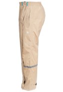 Pantalon de pluie beige avec fermeture éclair intégrale Hello Rain 4