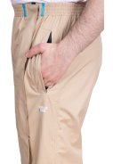 Pantalon de pluie beige avec fermeture éclair intégrale Hello Rain 5