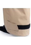 Pantalon de pluie beige avec fermeture éclair intégrale Hello Rain 7