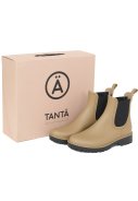 Bottine de pluie beige / noire Druppel de Tantä 3