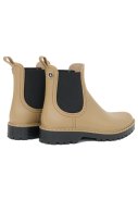 Bottine de pluie beige / noire Druppel de Tantä 4