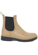 Bottine de pluie beige / noire Druppel de Tantä 5