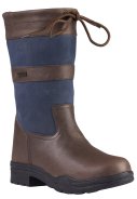 Bottine outdoor en cuir bleu et marron Kerry de Horka