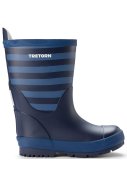 Bottes de pluie enfant Gränna rayées bleues de Tretorn 2