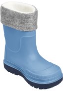 Bottes de pluie doublées confortables pour enfants de Playshoes - bleu