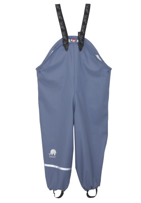 Pantalon de pluie bleu (Flint Stone) avec bretelles de CeLaVi