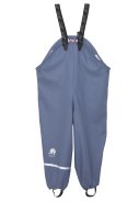 Pantalon de pluie bleu (Flint Stone) avec bretelles de CeLaVi