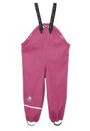 Pantalon de pluie rose Wine avec bretelles de CeLaVi