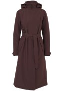 Trench-coat puffer hiver noir d’Agu