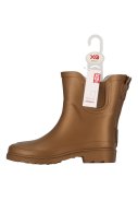 Botte de pluie Chelsea Rubber bronze métallisé pour femme de XQ 3