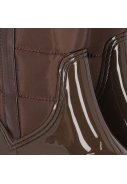 Bottes de pluie fashion pour femme, doublure marron, par XQ 2