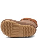 Botte en caoutchouc brune Coeur 