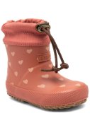 Botte en caoutchouc rose Coeur 