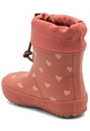Botte en caoutchouc rose Coeur 