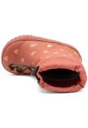 Botte en caoutchouc rose Coeur 