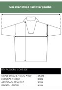 Poncho de pluie durable Camel Kick de Dripp Rainwear 9