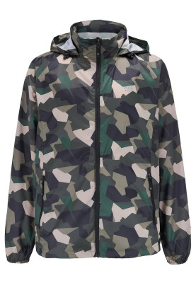 Veste de pluie camo verte Mac in a Sac