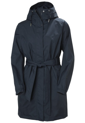Trench-coat classique bleu marine de Helly Hansen