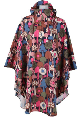 Poncho de pluie Mykologi marine foncé Danebodil par Danefae