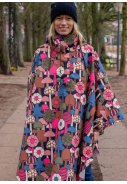 Poncho de pluie Mykologi marine foncé Danebodil par Danefae 8