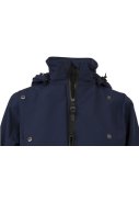 Imperméable long Urban Outdoor bleu marine pour femme / trench-coat de Agu 3
