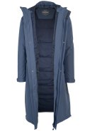 Imperméable long Denim Blue Winter City Slicker Urban Outdoor par Agu 9
