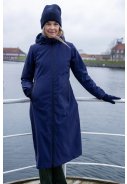Manteau long imperméable Danesandur Winter Coat bleu marine foncé de Danefae 4