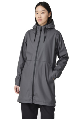 Veste de pluie pour femme gris foncé (Magnet) Vand de Tantä