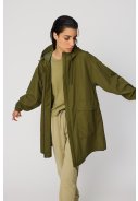 Imperméable femme vert foncé (Winter Moss) Nebbia de Tänta 13