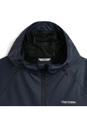 Ensemble de pluie respirant bleu foncé et pantalon noir Packable Rainbreaker de Tretorn 7