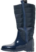 Bottes de pluie bleu foncé doublées Fashion pour femme XQ 4