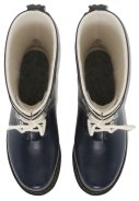 Bottine mi-haute bleu marine à lacets d'Ilse Jacobsen 3