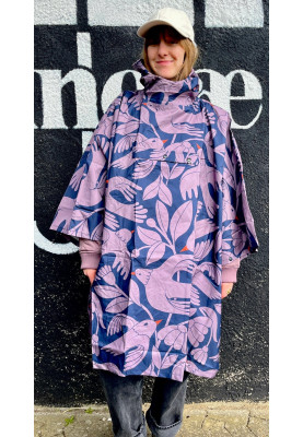 Poncho de pluie Birdieup bleu marine Danepackit de Danefae