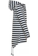 Parka Imperméable pour femme - Bleu foncé à rayures blanches HafenCity® 5