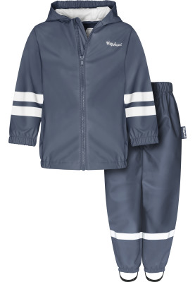 Combinaison de pluie basique bleu marine de Playshoes