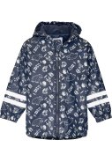 Combinaison de pluie bleu marine Forest Animals doublée polaire de Playshoes 2