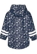 Combinaison de pluie bleu marine Forest Animals doublée polaire de Playshoes 4
