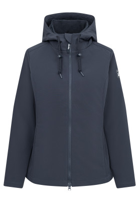 Veste imperméable softshell bleu marine Adeby de Derbe