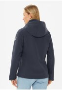 Veste imperméable softshell bleu marine Adeby de Derbe 3