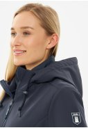 Veste imperméable softshell bleu marine Adeby de Derbe 4